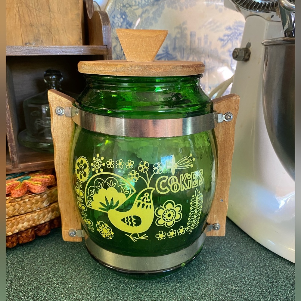 Vintage 1960s cookie barrel siesta ware